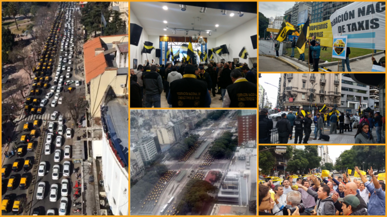 Análisis gremial del taxi, a días de cumplirse 3 años, y 3 marchas diferentes, dónde ir?