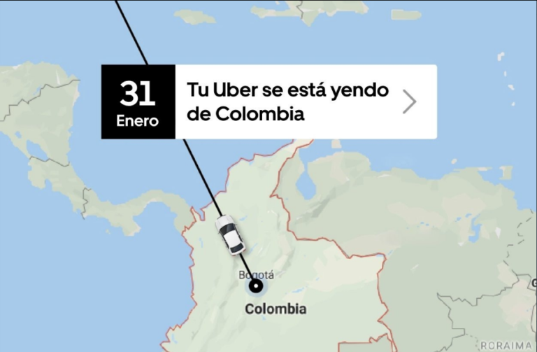 Estas son las Razones por las que uber se va de Colombia